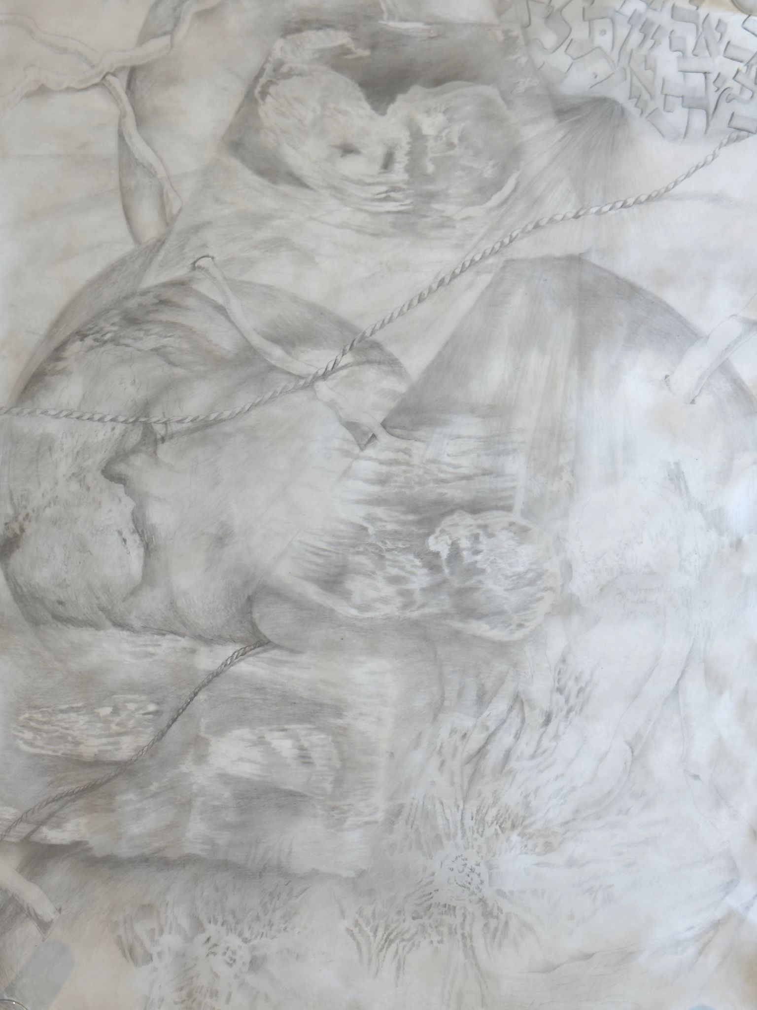 Figure and Bird, Silver Study