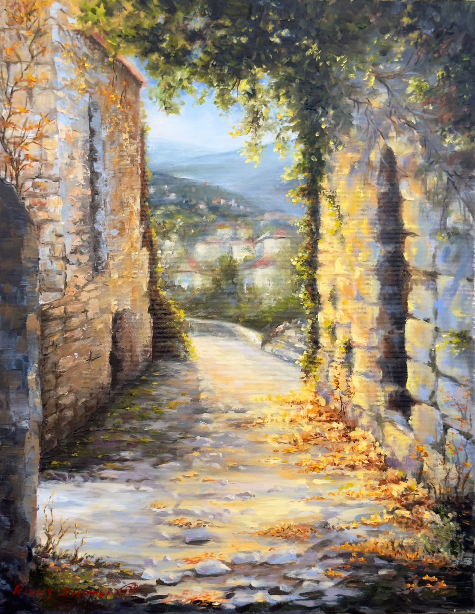 Alley Toward the Hills